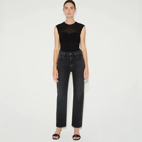 GOLDSIGN (COH Group) women The Mellery High Rise Jean size 29 Black Alston 29x29 - Picture 1 of 10